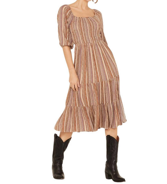 Sage The Label - Bohemia Open Back Midi Dress