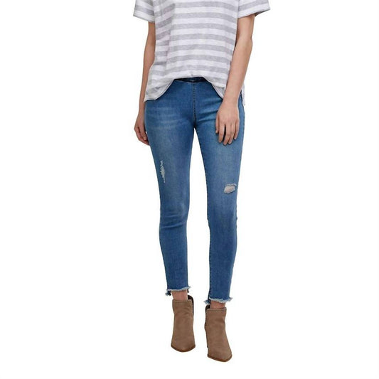 Max Distressed Denim Legging