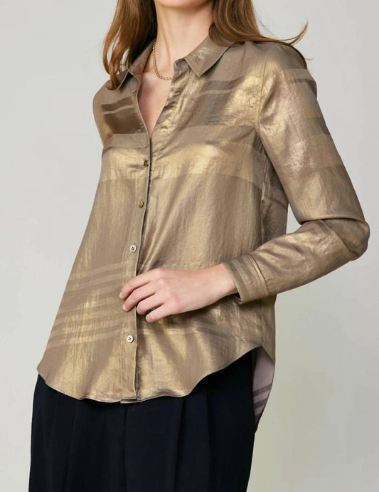 Current Air - Metallic Button-up Shirt