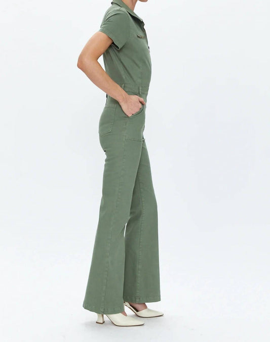 Pistola - Martina Short Sleeve Flare Jumpsuit