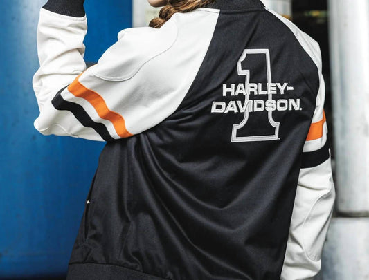 Harley Davidson - Stacked Bar & Shield Bomber Jacket