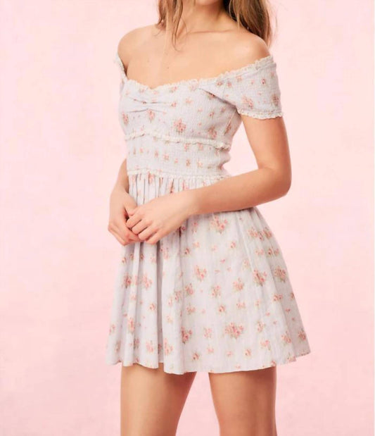 Loveshackfancy - Siona Cotton Floral Mini Dress
