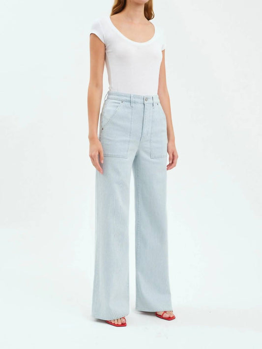 Daze - Far Out Utility Bell Stripe Pants