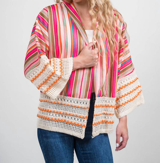 Trisha Tyler - Crochet Detail Jacket