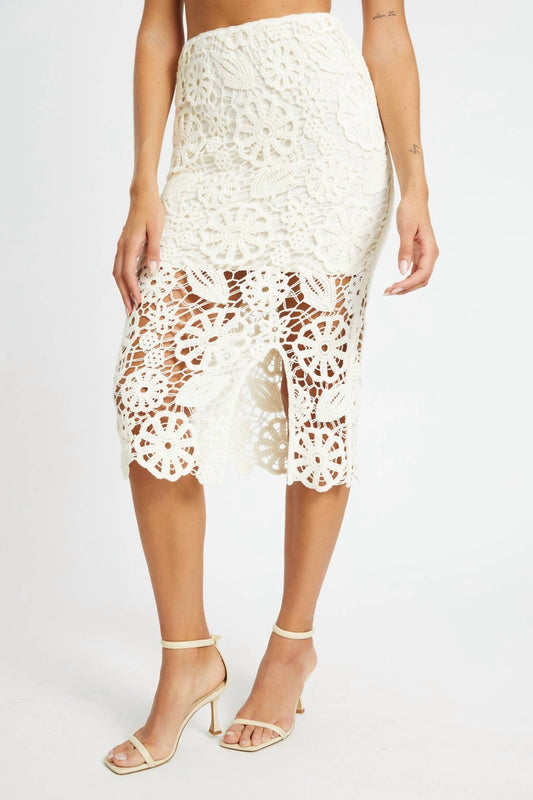 Caballero - Daya Lace Midi Skirt