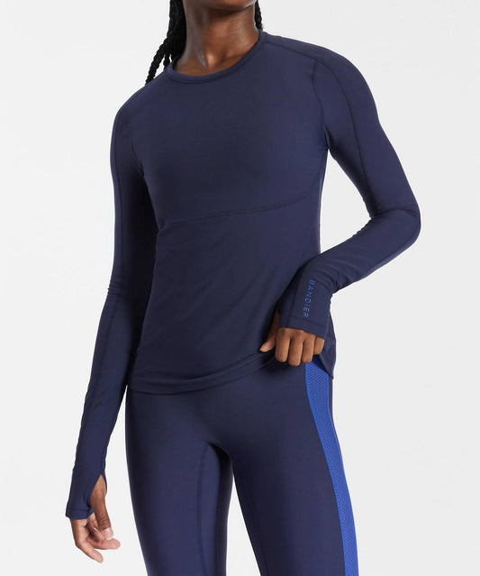 Bandier - Pro Fleece Seam Long Sleeve Top