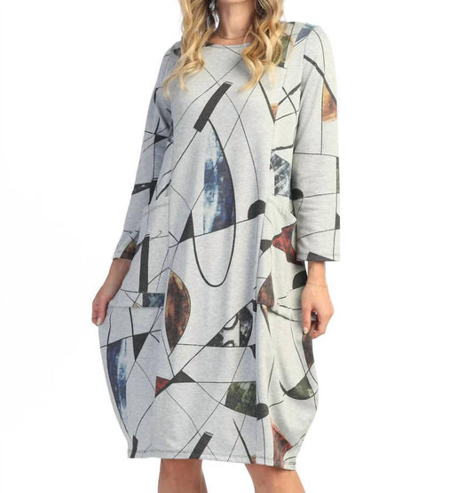 Jess & Jane - Curious Fleece Lantern Dress