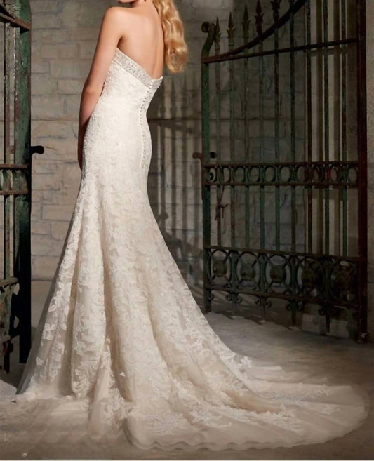 Morilee - A-line Lace Wedding Dress