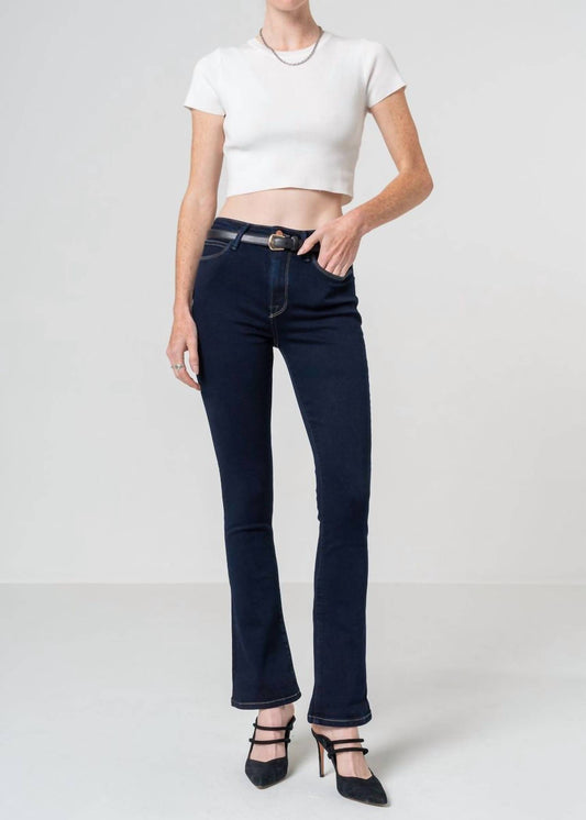 Noend - Cora Mid Rise Skinny Boot Jeans