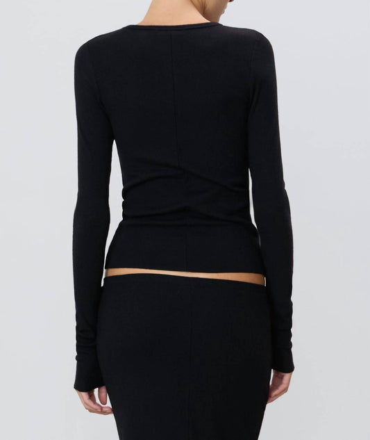 Eterne - Long Sleeve Fitted Top