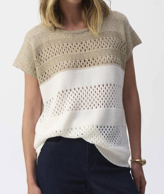 Joseph Ribkoff - Striped Casual Pullover