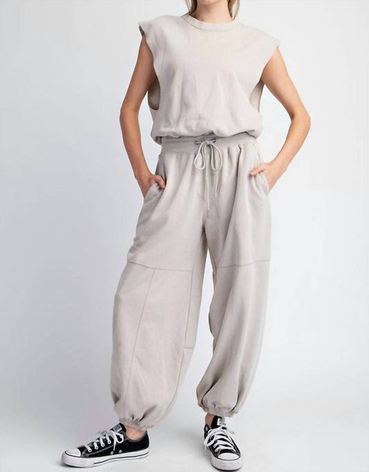 Ee:Some - Mineral Washed Jumpsuit