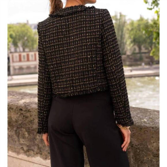 Choklate Paris - Short Tweed & Gold Blazer