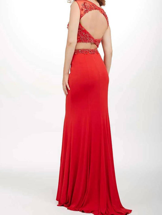Jovani - Two-Piece Jersey Dress