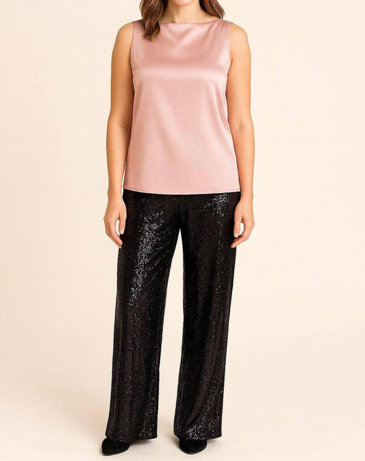M Made In Italy - Sparkly Sequin Palazzo Pants