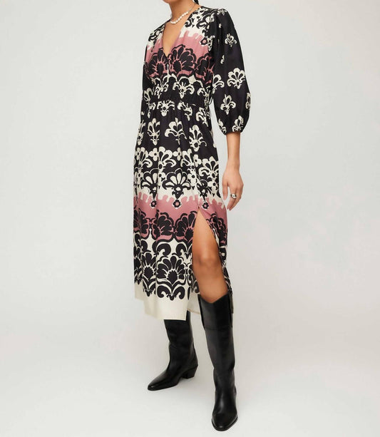 Fifteen Twenty - Lizbeth Shirred Waist Midi Dress