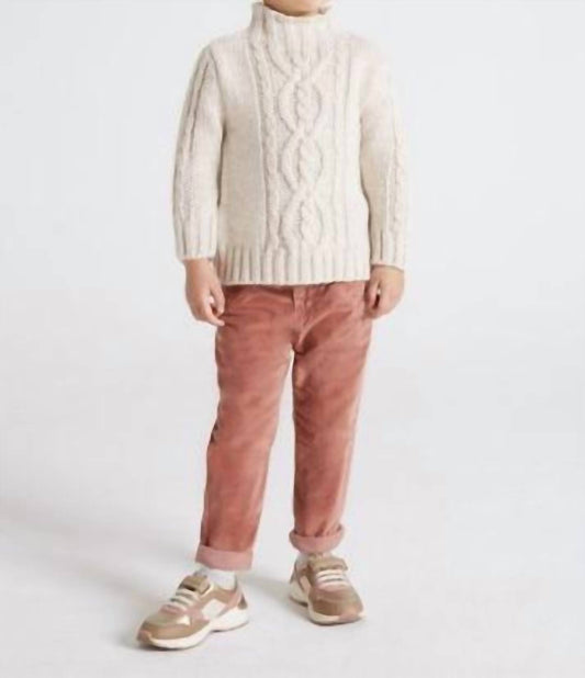 Mayoral - Slouchy Paperbag Cords Pant