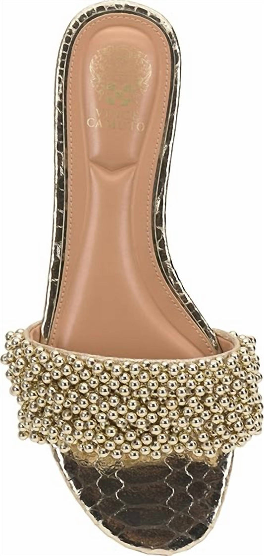 Vince Camuto - Women's Balea Beaded Band Flat Sandals