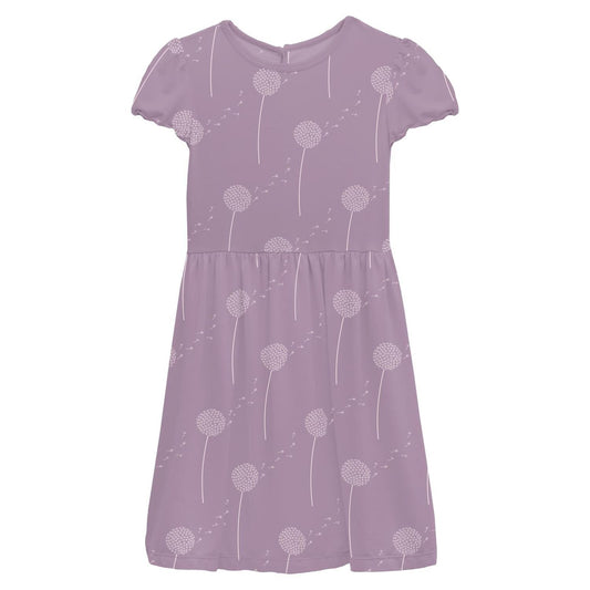 Kickee - Baby Girl's Flutter Sleeve Twirl Dress