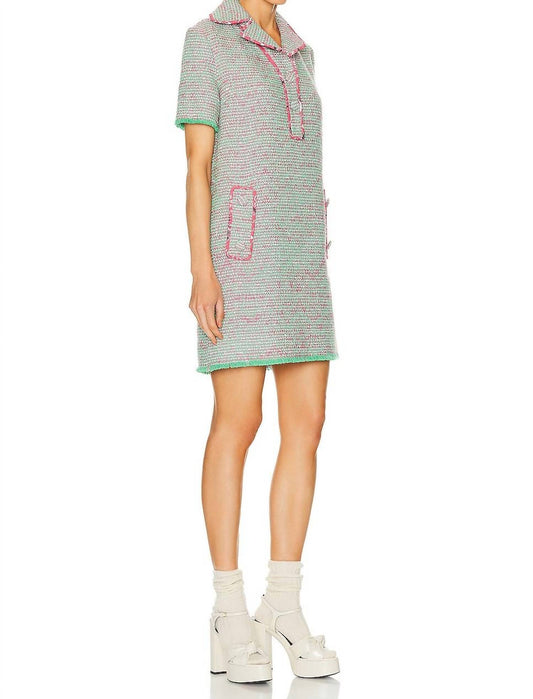 Etro - SHORT SLEEVE TWEED DRESS