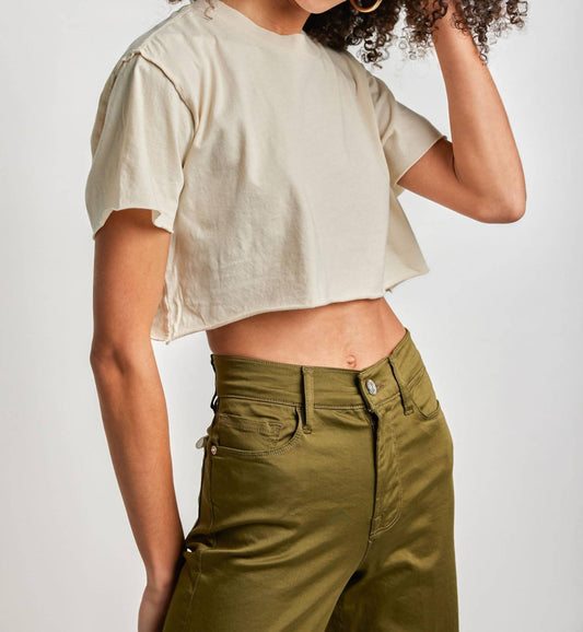 Nsf - Mack Crop Crewneck Top