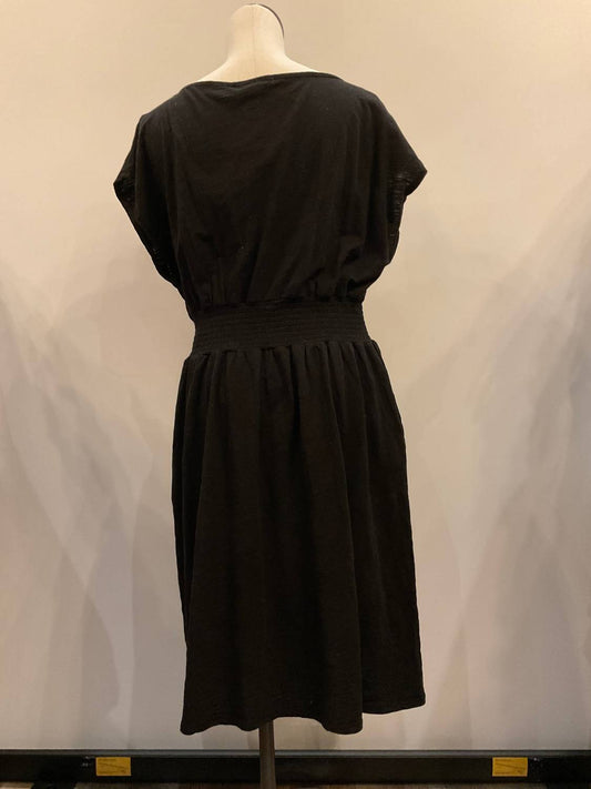 Mododoc - Women's Short Dolman Smocked Waist Dress