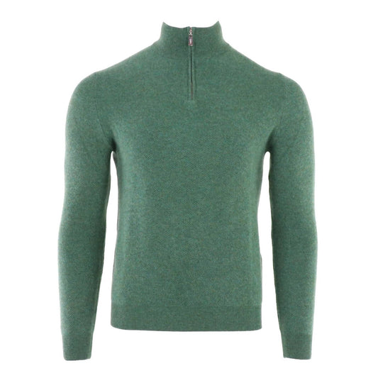 Fedeli - Men's Honeycomb Cashmere Quarter Zip