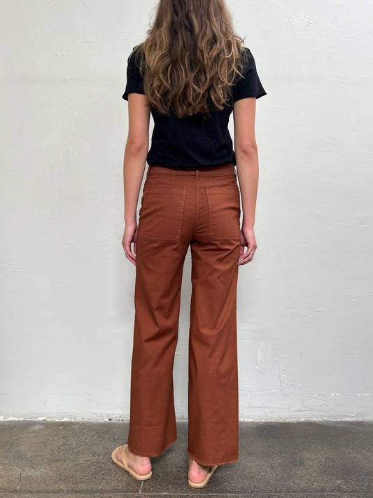 Kait Hi-Waisted Jean in Stretch Twill