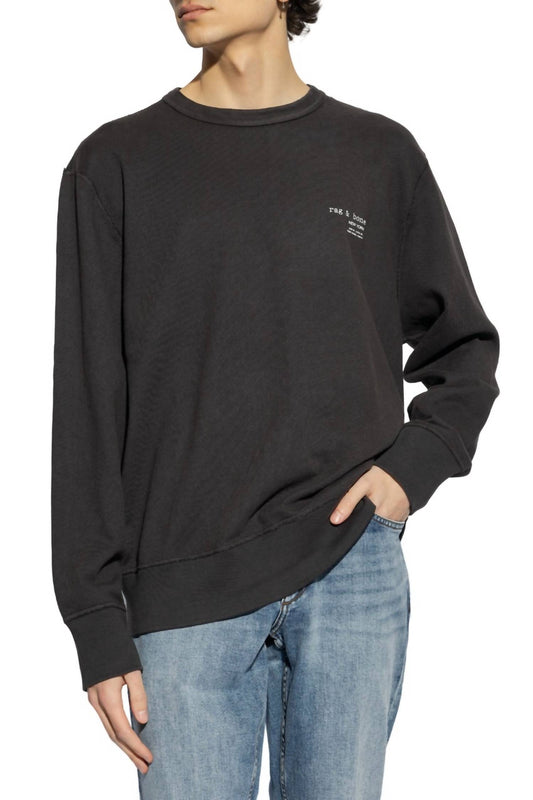 Rag & Bone - Damon Cotton Logo Sweatshirt