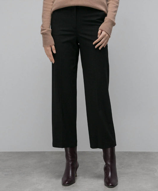 Theory - High‑rise Cropped Straight‑leg Trousers