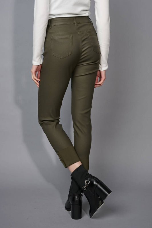 Picadilly - Women's Embellished Cuff Cropped Jeans