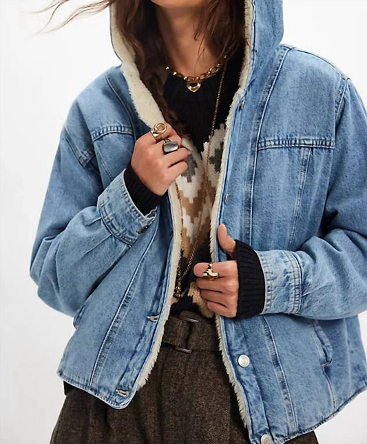 Free People - Asher Cozy Denim Jacket