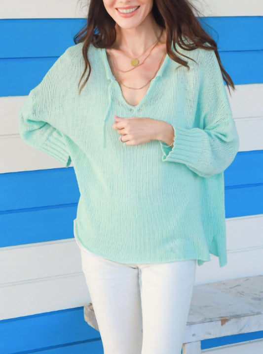 Wooden Ships - Cove Split Collar Cotton Top