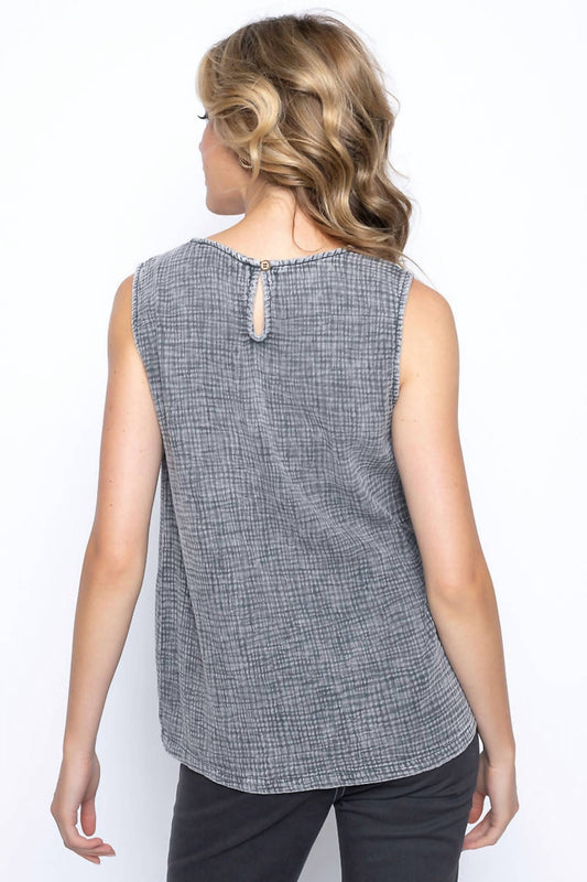 Picadilly - RUCHED DRAWSTRING TANK TOP