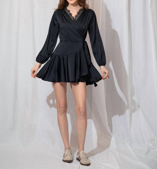 Astr - Aluma Wrap Mini Dress
