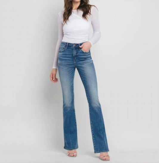 Flying Monkey - High Rise Full Length Bootcut Jeans