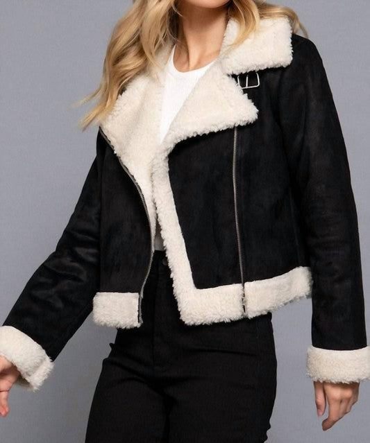 Active Usa - Faux Biker Jacket