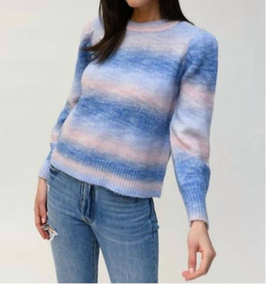 Design History - Rainbow Puffed Sleeve Sweater