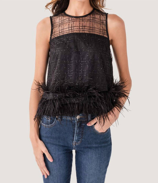 Raisonnel - Luxe Grid Feather Top