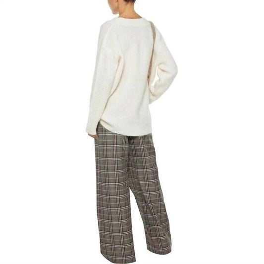 Ganni - Callahan V Neck Wool Mohair Knit Sweater