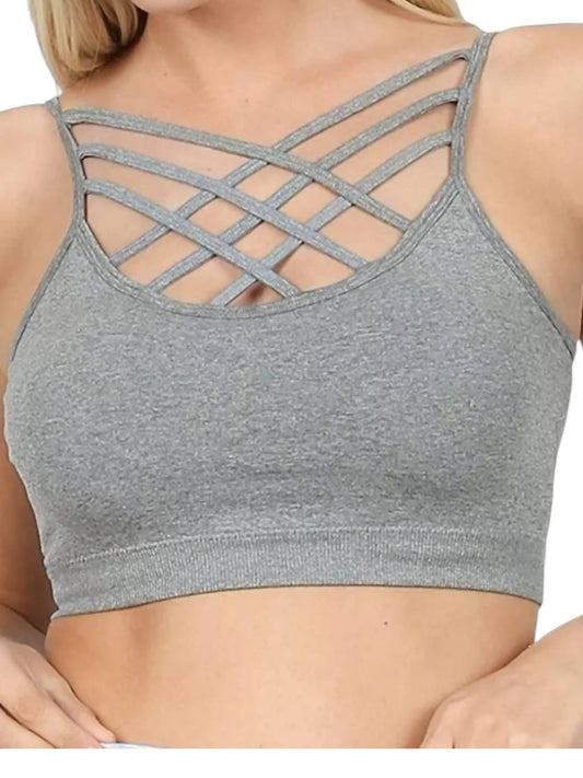 Zenana - Strappy Seamless Bralette