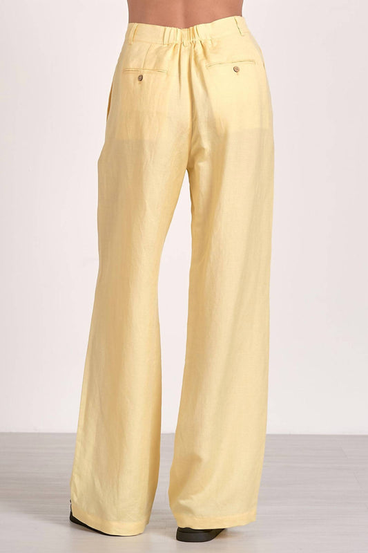 Elan - Linen Pleated Pants