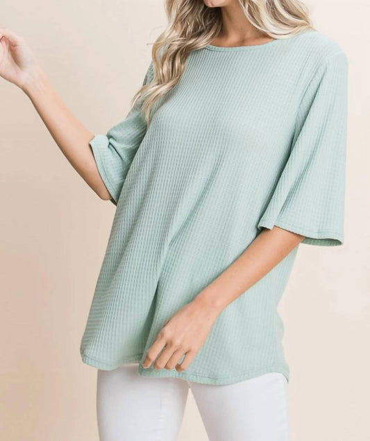 Bombom - Waffle Knit Top