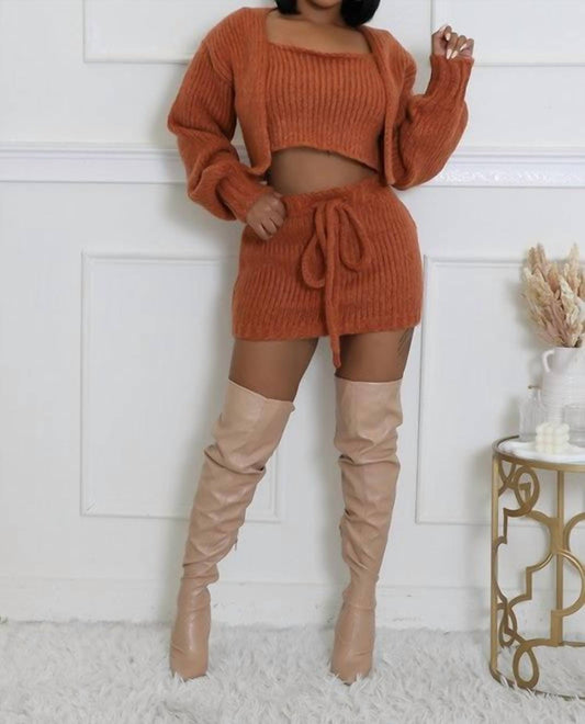 Little Secret Of Mine - Knit Me Baby One More 3-piece Set