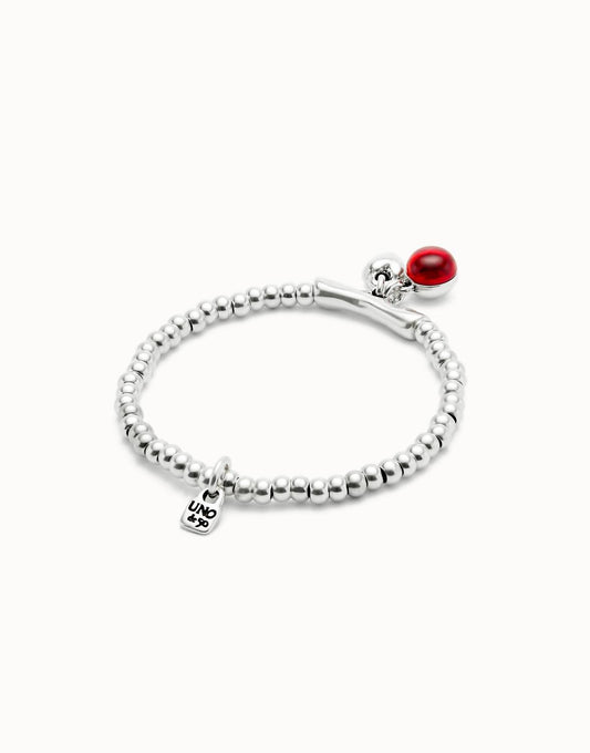 Unode50 - Women's Red Stone Bracelet