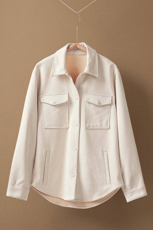 Trend:Notes - Women's Faux Suede Shacket