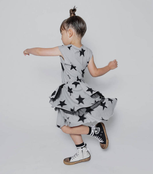 Girls Layered Star Dress