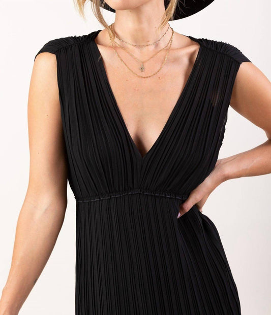 Lovestitch - LAST FLING PLEATED MINI DRESS