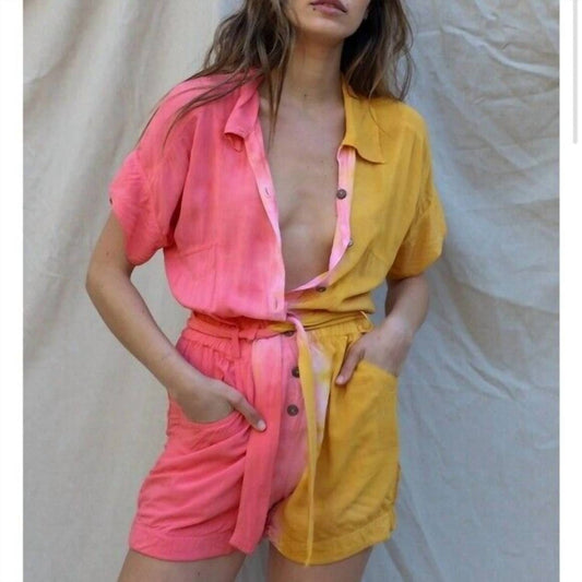 Jen'S Pirate Booty - La Sept Button-up Romper