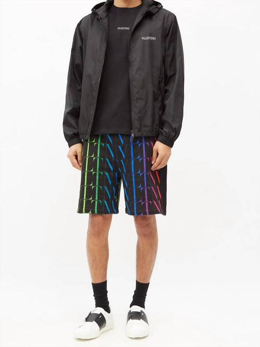 Valentino - Hooded Logo-print Windbreaker Jacket